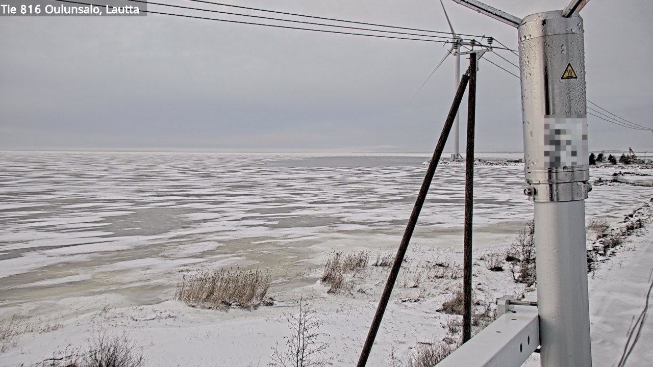 Weather Camera Image Road 816 Oulunsalo, Oulu, Pohjois-Pohjanmaa