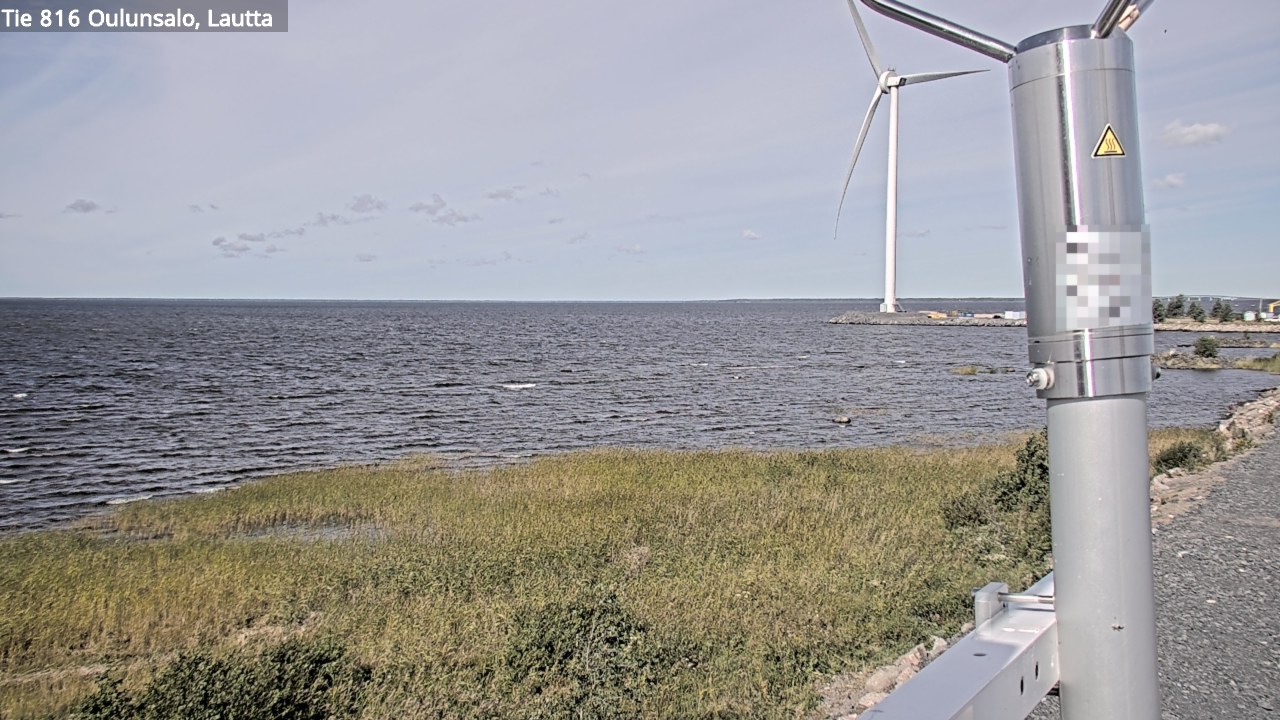 Weather Camera Image Väg 816 Uleåsalo, Oulu, Pohjois-Pohjanmaa