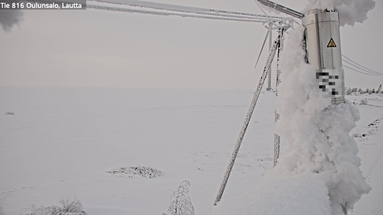 Weather Camera Image Road 816 Oulunsalo, Oulu, Pohjois-Pohjanmaa