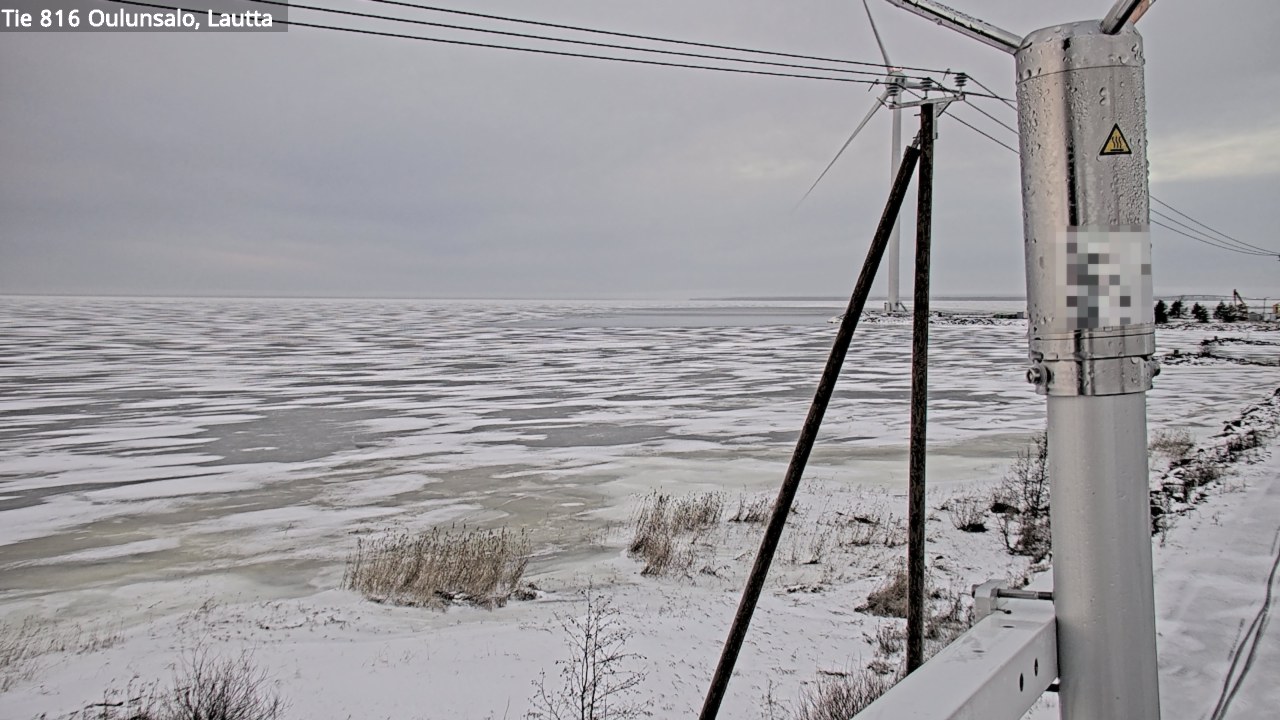 Weather Camera Image Road 816 Oulunsalo, Oulu, Pohjois-Pohjanmaa