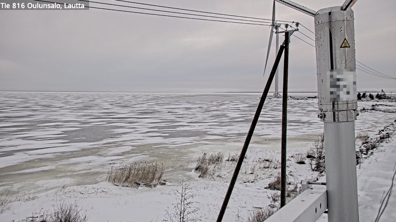 Weather Camera Image Road 816 Oulunsalo, Oulu, Pohjois-Pohjanmaa