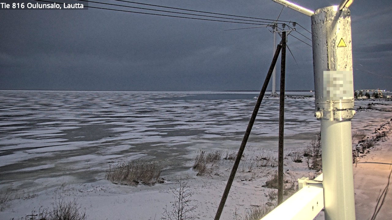 Weather Camera Image Road 816 Oulunsalo, Oulu, Pohjois-Pohjanmaa