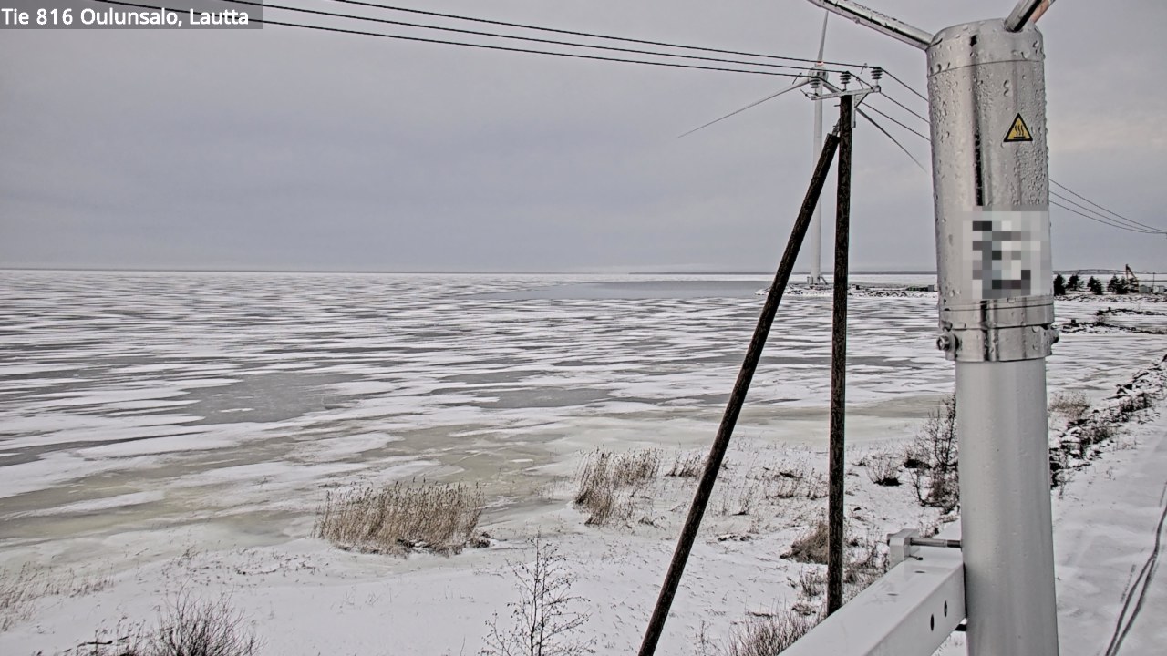 Weather Camera Image Road 816 Oulunsalo, Oulu, Pohjois-Pohjanmaa