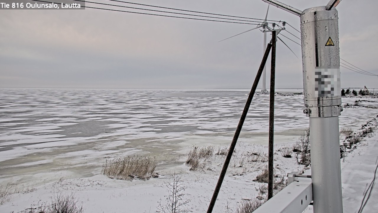 Weather Camera Image Road 816 Oulunsalo, Oulu, Pohjois-Pohjanmaa