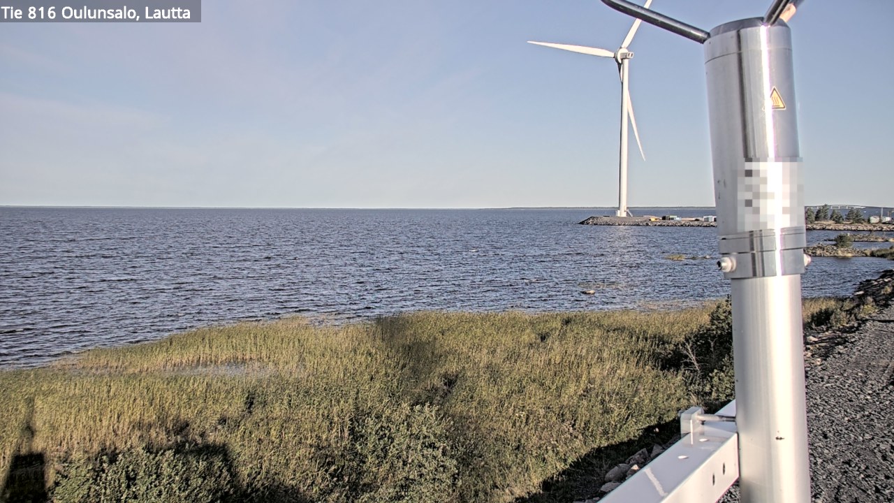 Weather Camera Image Väg 816 Uleåsalo, Oulu, Pohjois-Pohjanmaa