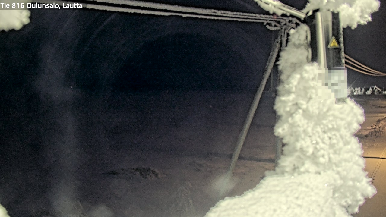 Weather Camera Image Road 816 Oulunsalo, Oulu, Pohjois-Pohjanmaa