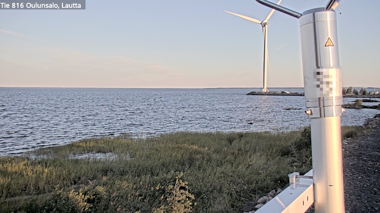 Kelikamerat Kuva Tie 816 Oulunsalo, lauttaranta, Oulu, Pohjois-Pohjanmaa
