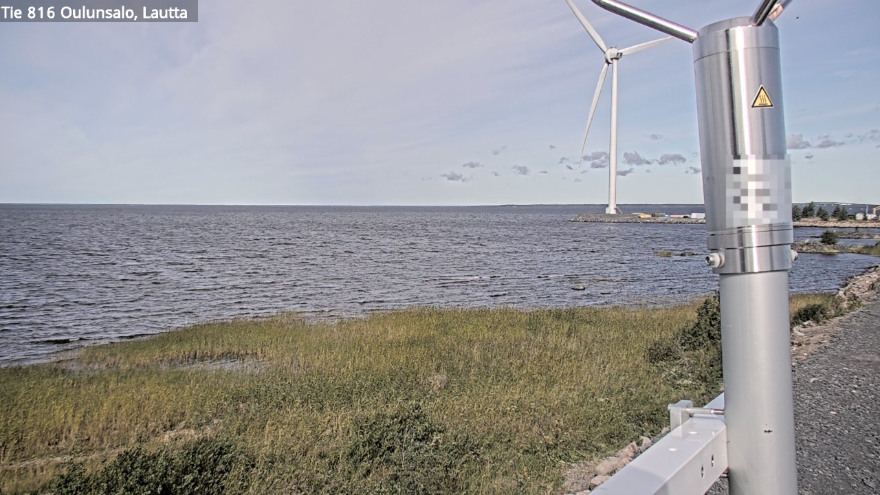 Weather Camera Image Väg 816 Uleåsalo, Oulu, Pohjois-Pohjanmaa
