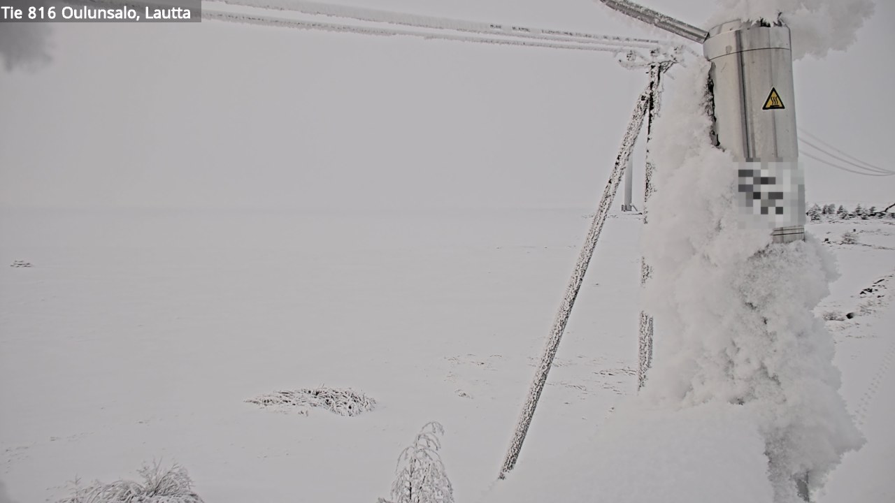 Weather Camera Image Road 816 Oulunsalo, Oulu, Pohjois-Pohjanmaa