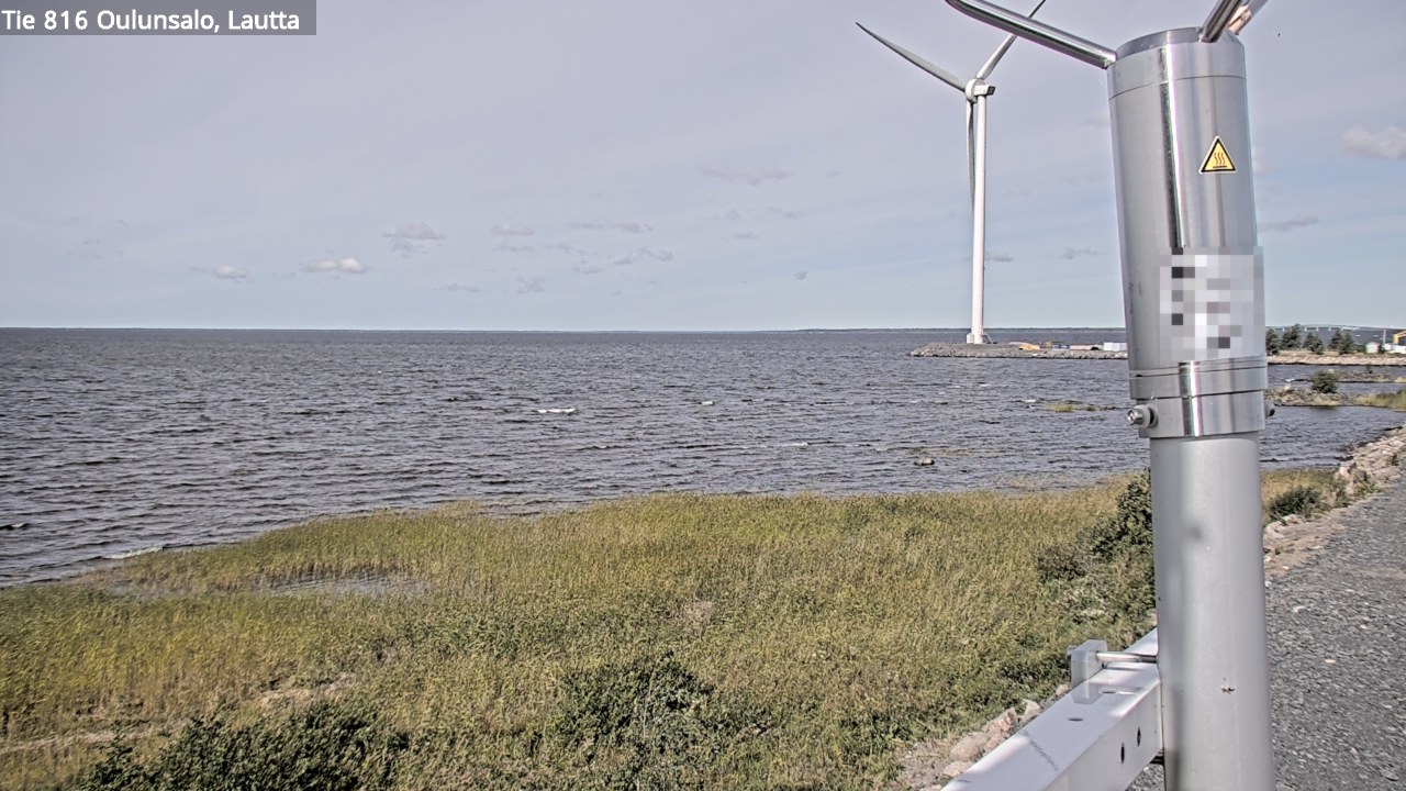 Weather Camera Image Väg 816 Uleåsalo, Oulu, Pohjois-Pohjanmaa