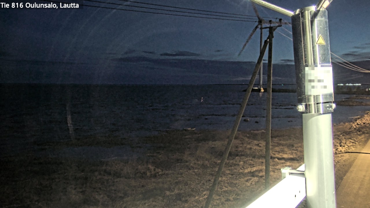 Weather Camera Image Väg 816 Uleåsalo, Oulu, Pohjois-Pohjanmaa