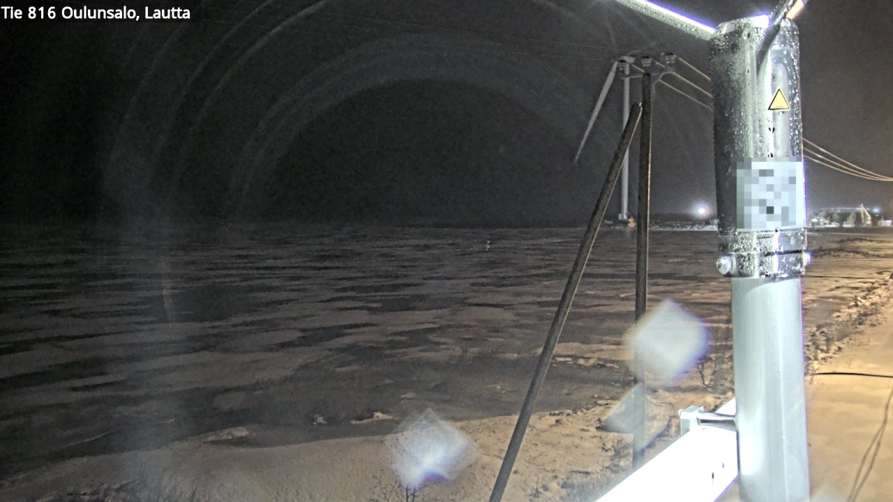 Weather Camera Image Road 816 Oulunsalo, Oulu, Pohjois-Pohjanmaa