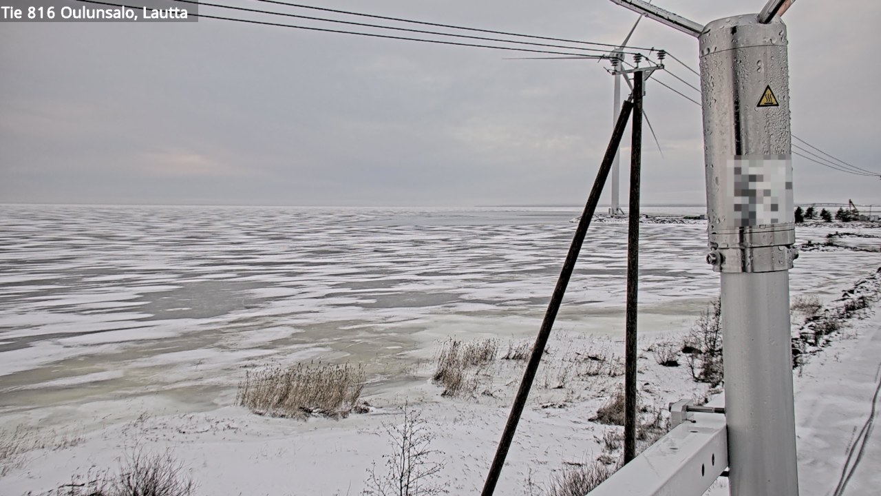 Weather Camera Image Road 816 Oulunsalo, Oulu, Pohjois-Pohjanmaa