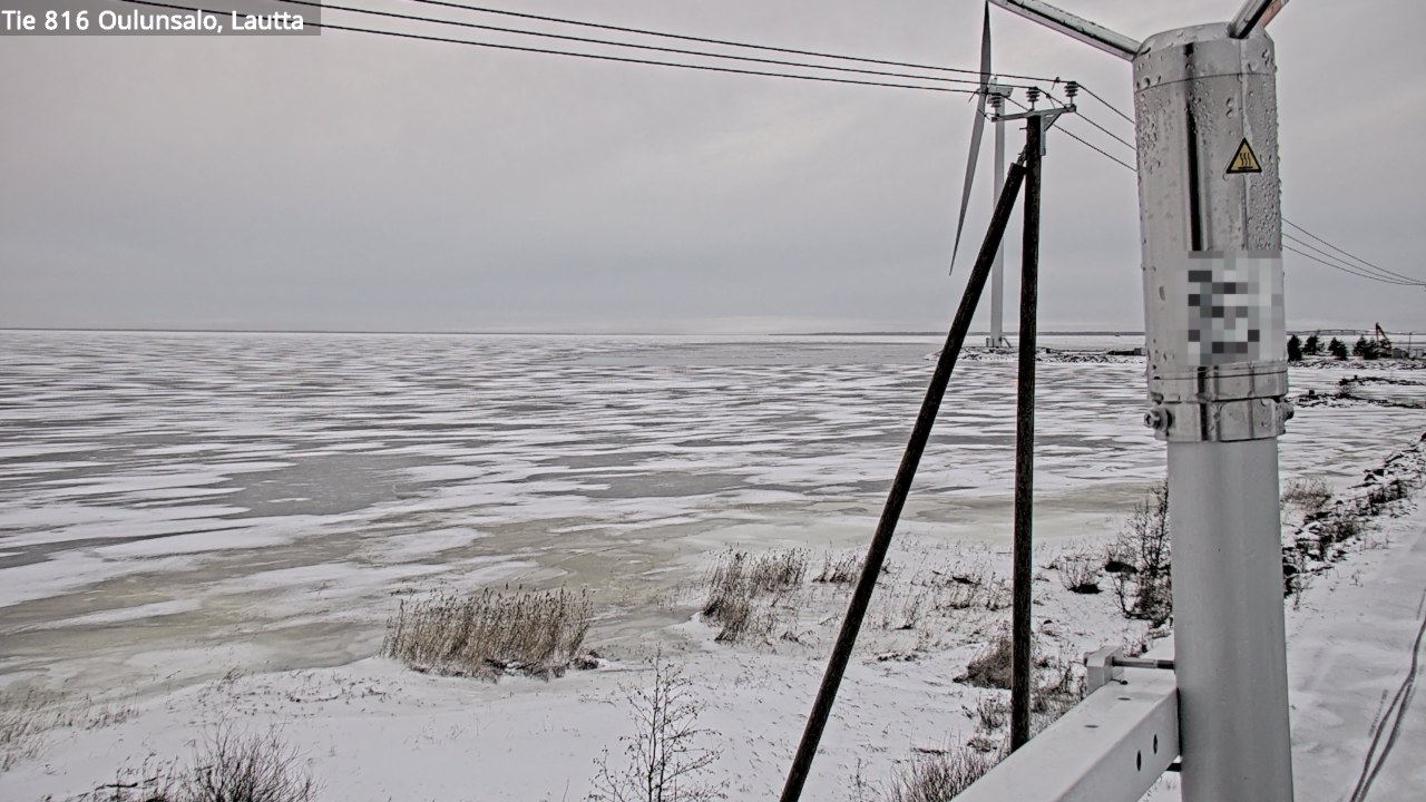 Weather Camera Image Road 816 Oulunsalo, Oulu, Pohjois-Pohjanmaa