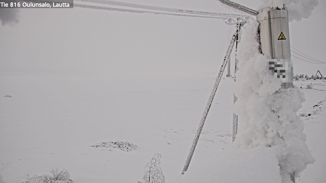 Weather Camera Image Road 816 Oulunsalo, Oulu, Pohjois-Pohjanmaa