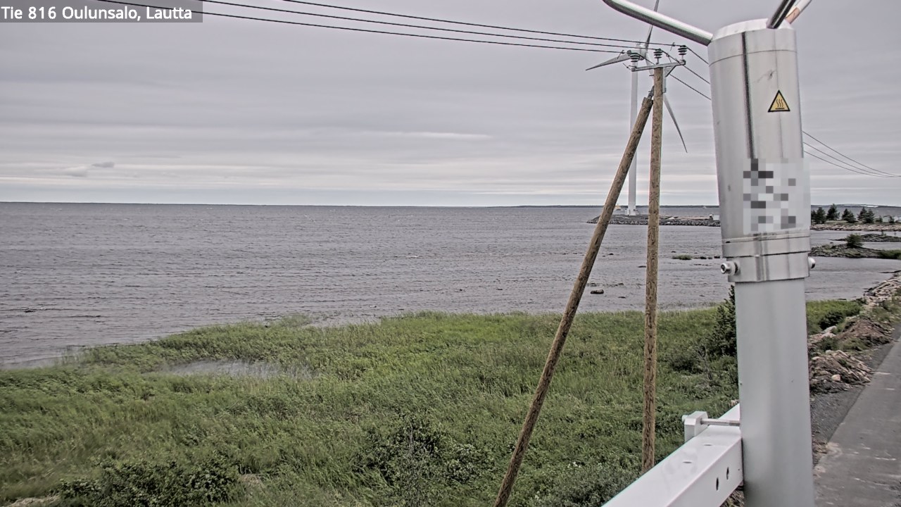 Weather Camera Image Väg 816 Uleåsalo, Oulu, Pohjois-Pohjanmaa