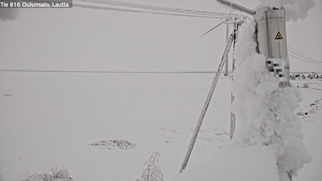 Weather Camera Image Road 816 Oulunsalo, Oulu, Pohjois-Pohjanmaa