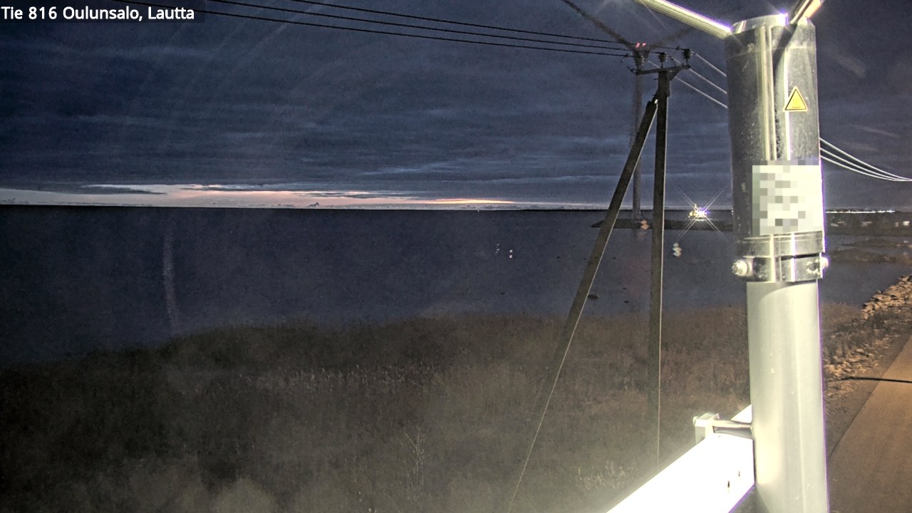 Kelikamerat Kuva Tie 816 Oulunsalo, lauttaranta, Oulu, Pohjois-Pohjanmaa