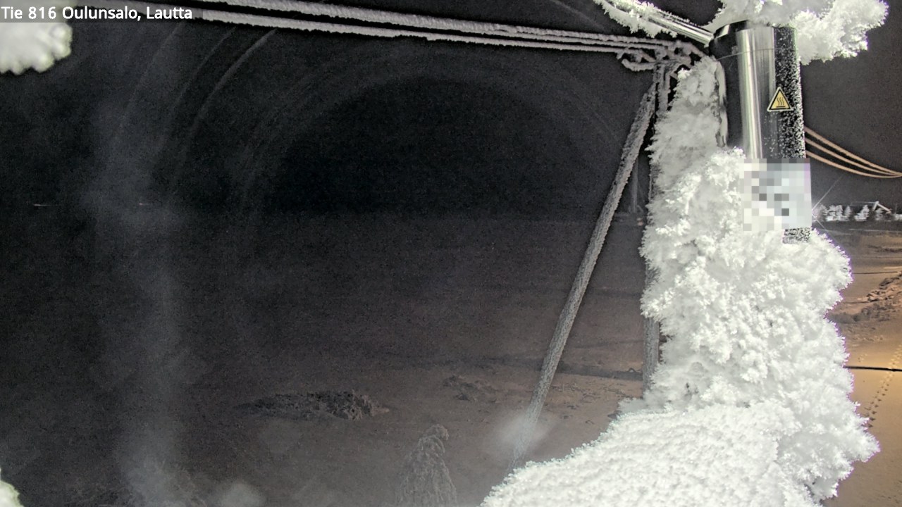 Weather Camera Image Road 816 Oulunsalo, Oulu, Pohjois-Pohjanmaa