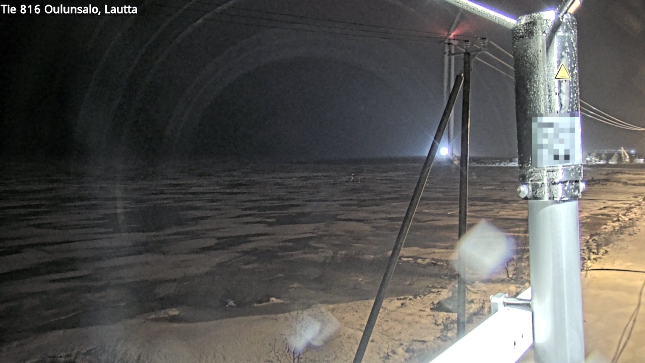 Weather Camera Image Road 816 Oulunsalo, Oulu, Pohjois-Pohjanmaa