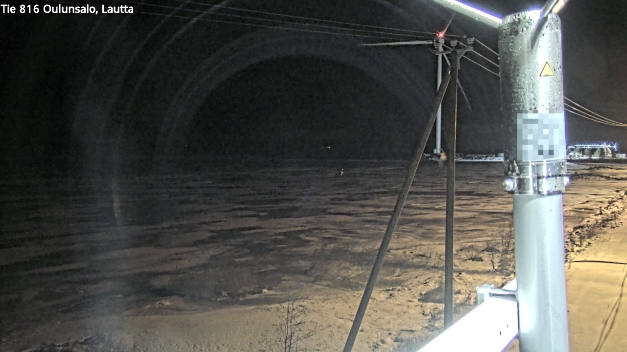 Weather Camera Image Road 816 Oulunsalo, Oulu, Pohjois-Pohjanmaa
