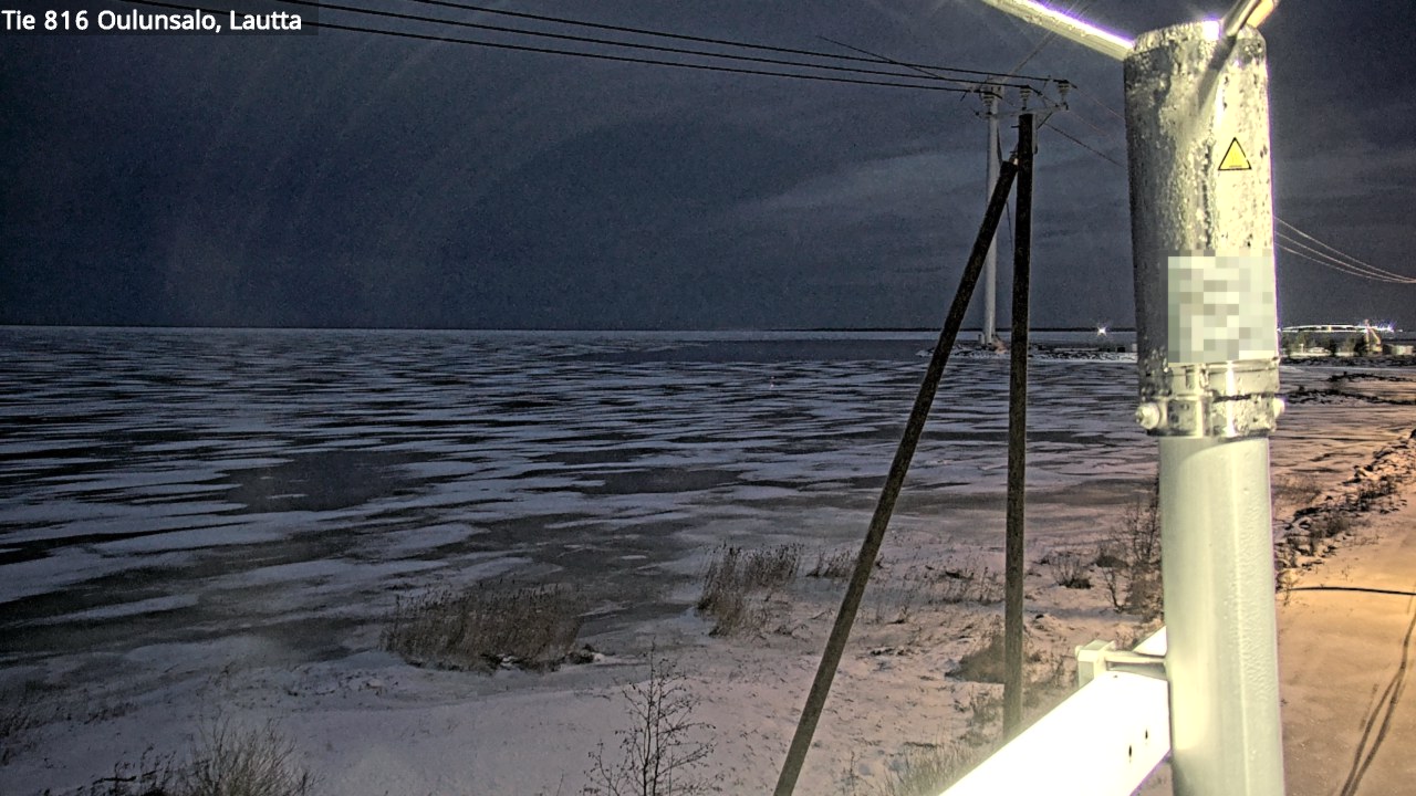 Weather Camera Image Road 816 Oulunsalo, Oulu, Pohjois-Pohjanmaa