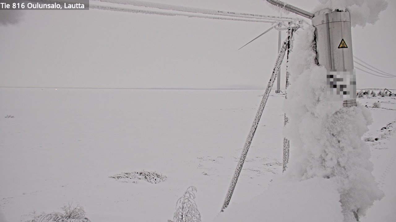 Weather Camera Image Road 816 Oulunsalo, Oulu, Pohjois-Pohjanmaa