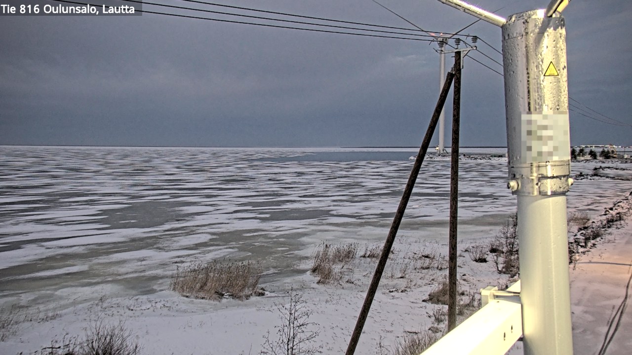 Weather Camera Image Road 816 Oulunsalo, Oulu, Pohjois-Pohjanmaa