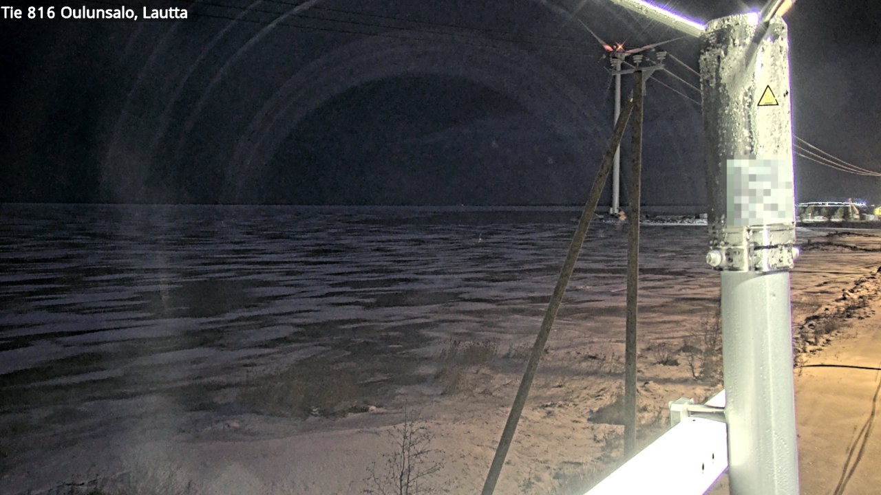 Weather Camera Image Road 816 Oulunsalo, Oulu, Pohjois-Pohjanmaa