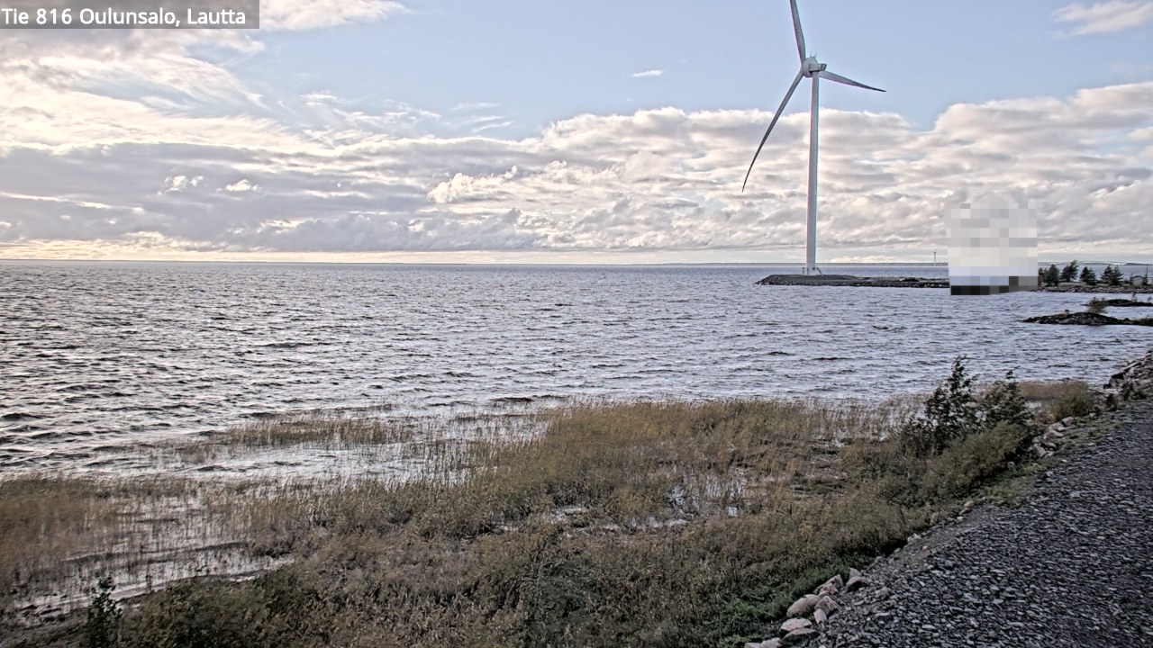 Kelikamerat Kuva Tie 816 Oulunsalo, lauttaranta, Oulu, Pohjois-Pohjanmaa