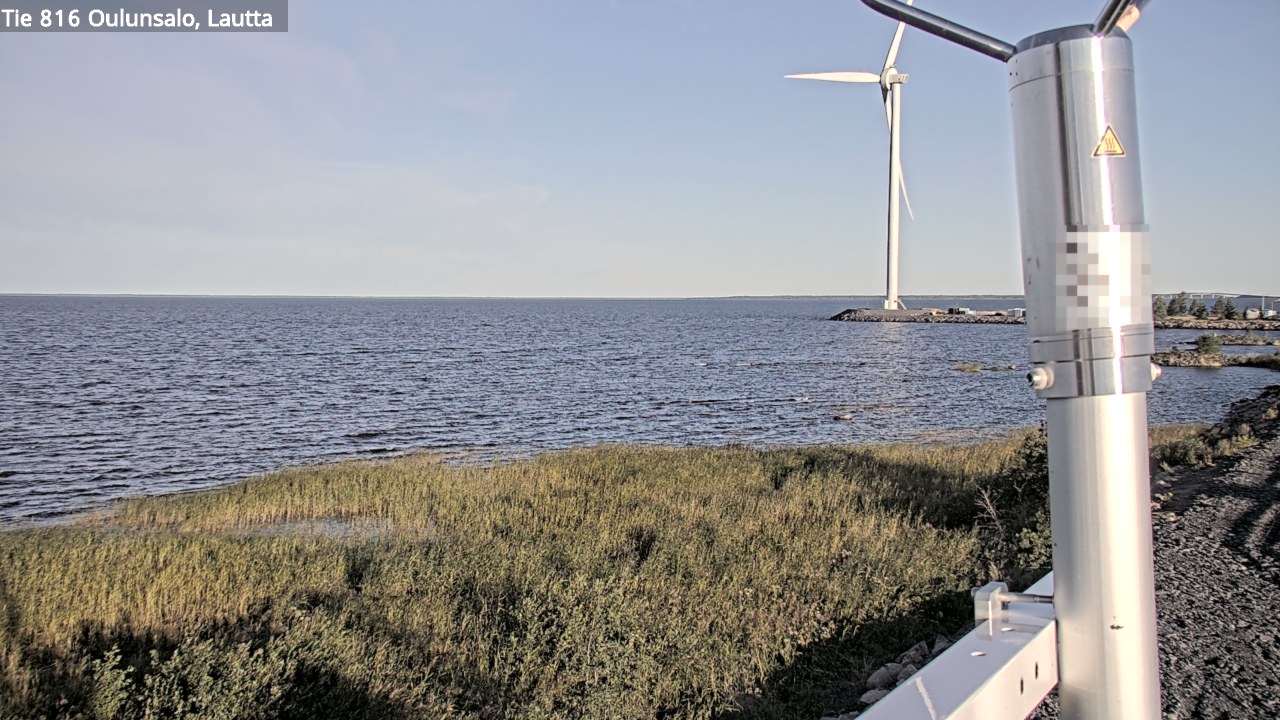 Weather Camera Image Väg 816 Uleåsalo, Oulu, Pohjois-Pohjanmaa