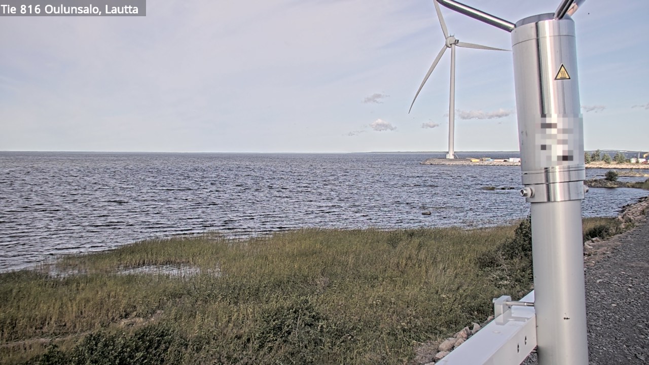 Weather Camera Image Väg 816 Uleåsalo, Oulu, Pohjois-Pohjanmaa