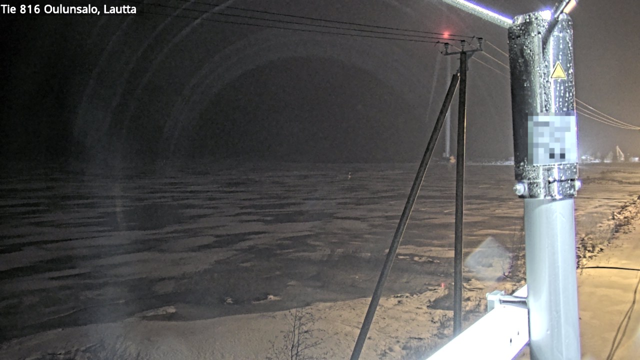 Weather Camera Image Road 816 Oulunsalo, Oulu, Pohjois-Pohjanmaa