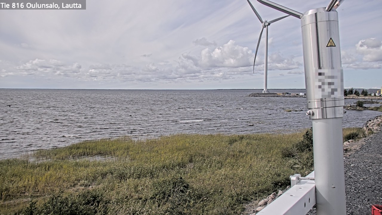 Weather Camera Image Väg 816 Uleåsalo, Oulu, Pohjois-Pohjanmaa