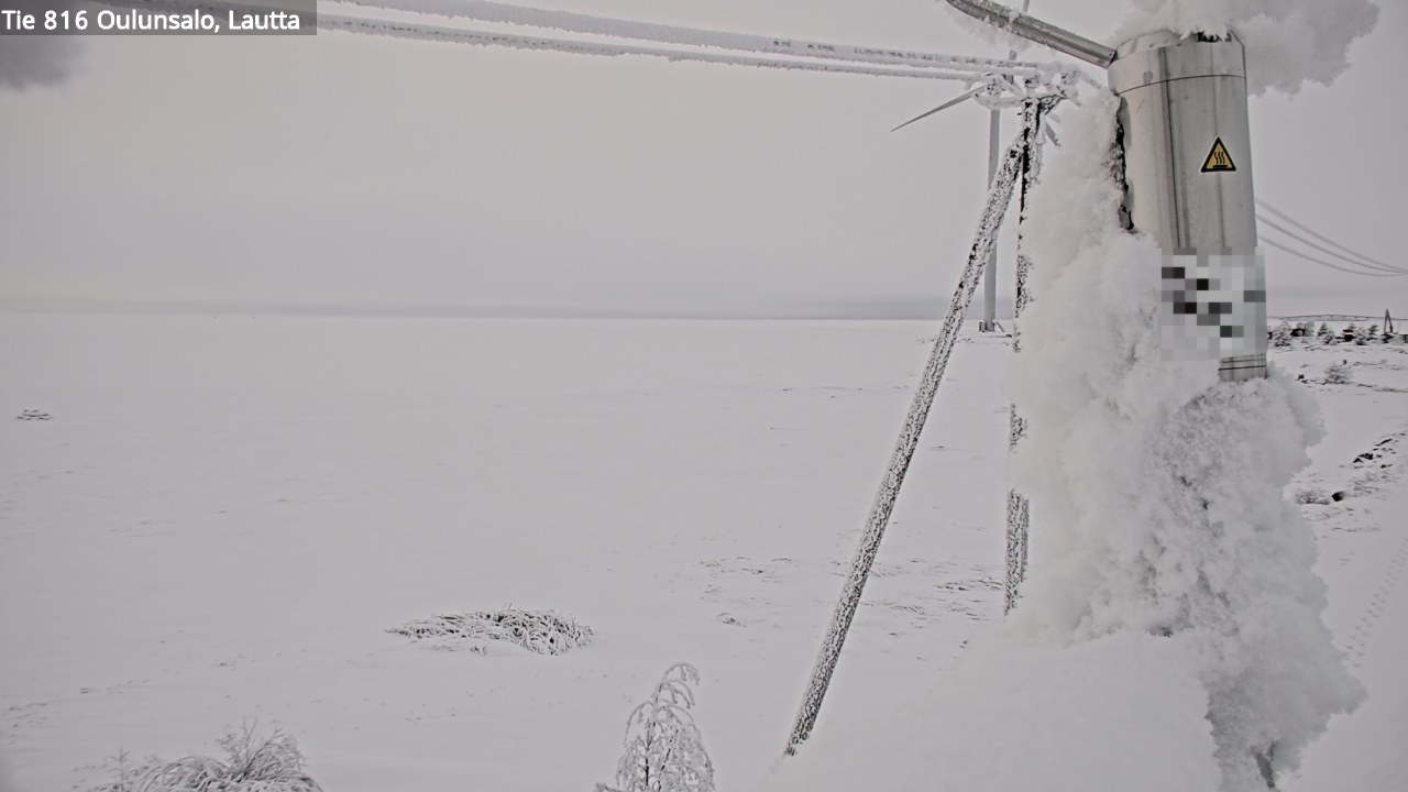 Weather Camera Image Road 816 Oulunsalo, Oulu, Pohjois-Pohjanmaa