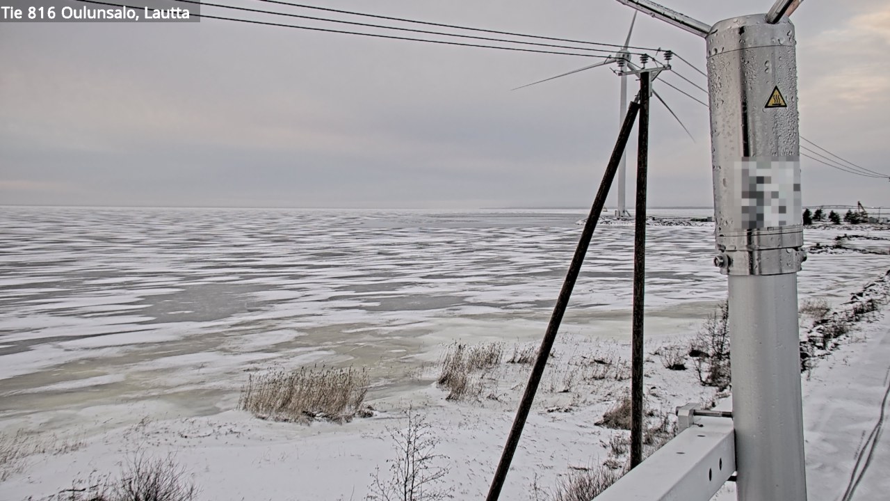 Weather Camera Image Road 816 Oulunsalo, Oulu, Pohjois-Pohjanmaa
