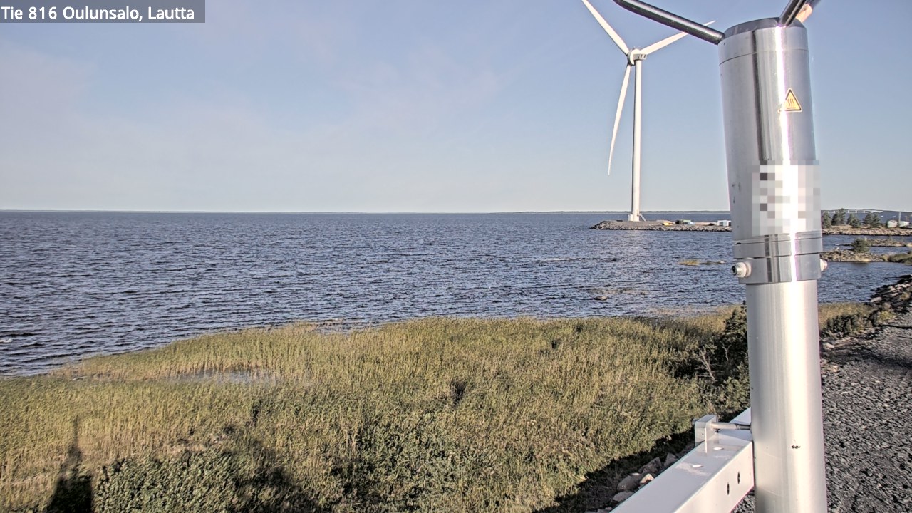 Weather Camera Image Väg 816 Uleåsalo, Oulu, Pohjois-Pohjanmaa