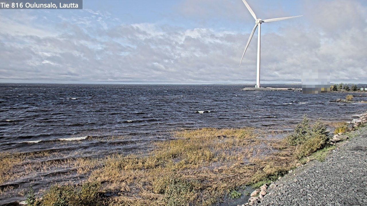 Kelikamerat Kuva Tie 816 Oulunsalo, lauttaranta, Oulu, Pohjois-Pohjanmaa