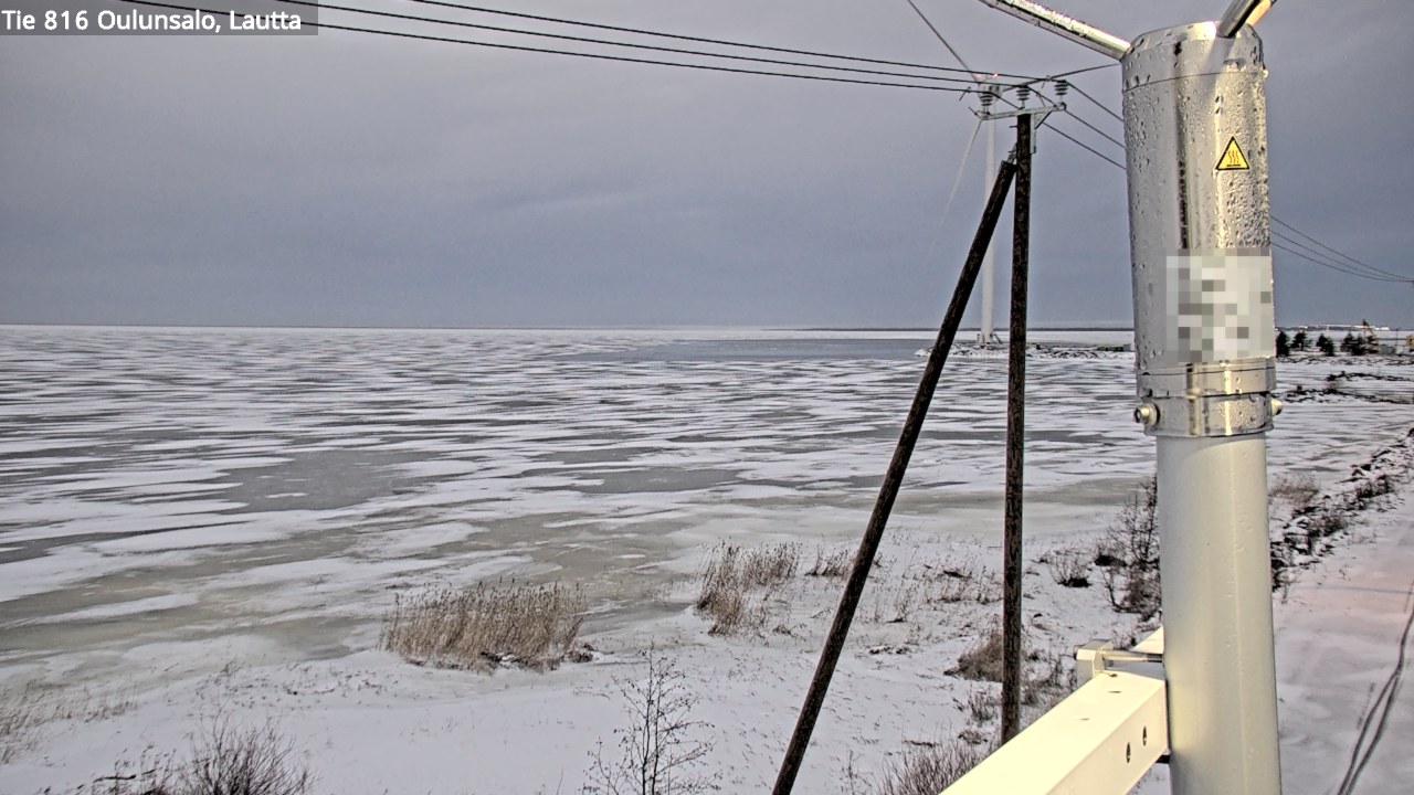 Weather Camera Image Road 816 Oulunsalo, Oulu, Pohjois-Pohjanmaa