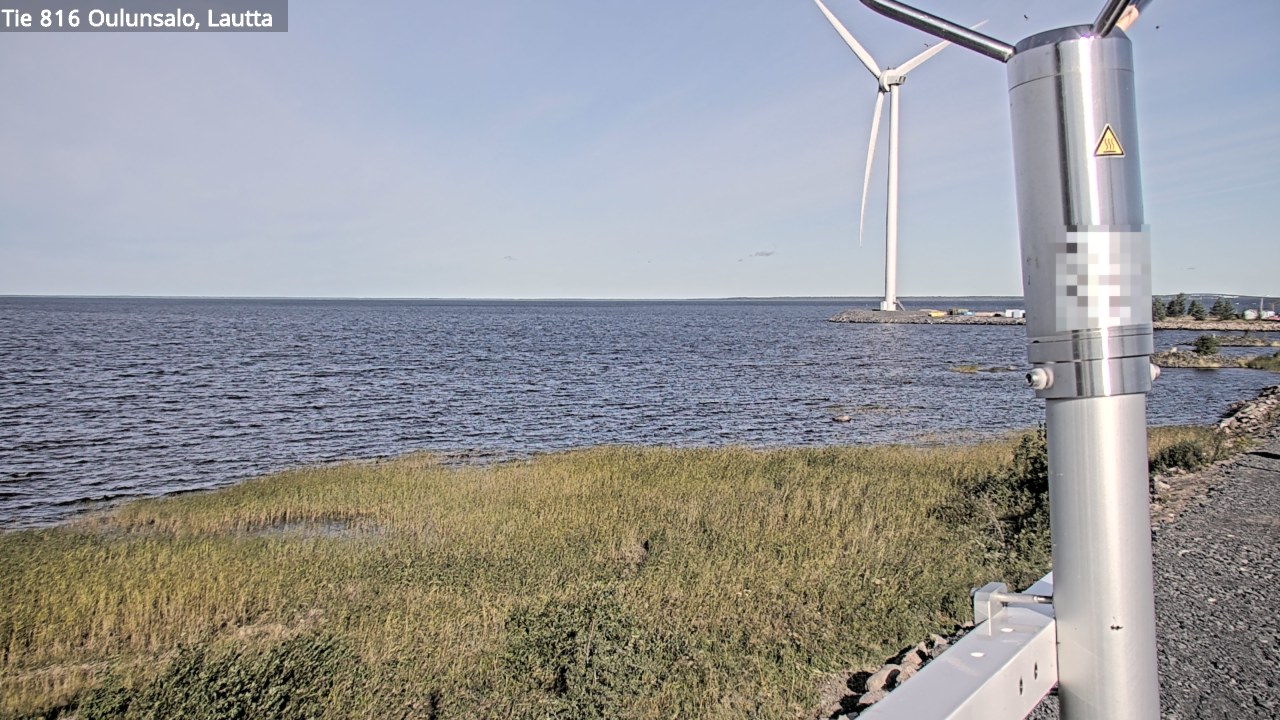 Weather Camera Image Väg 816 Uleåsalo, Oulu, Pohjois-Pohjanmaa