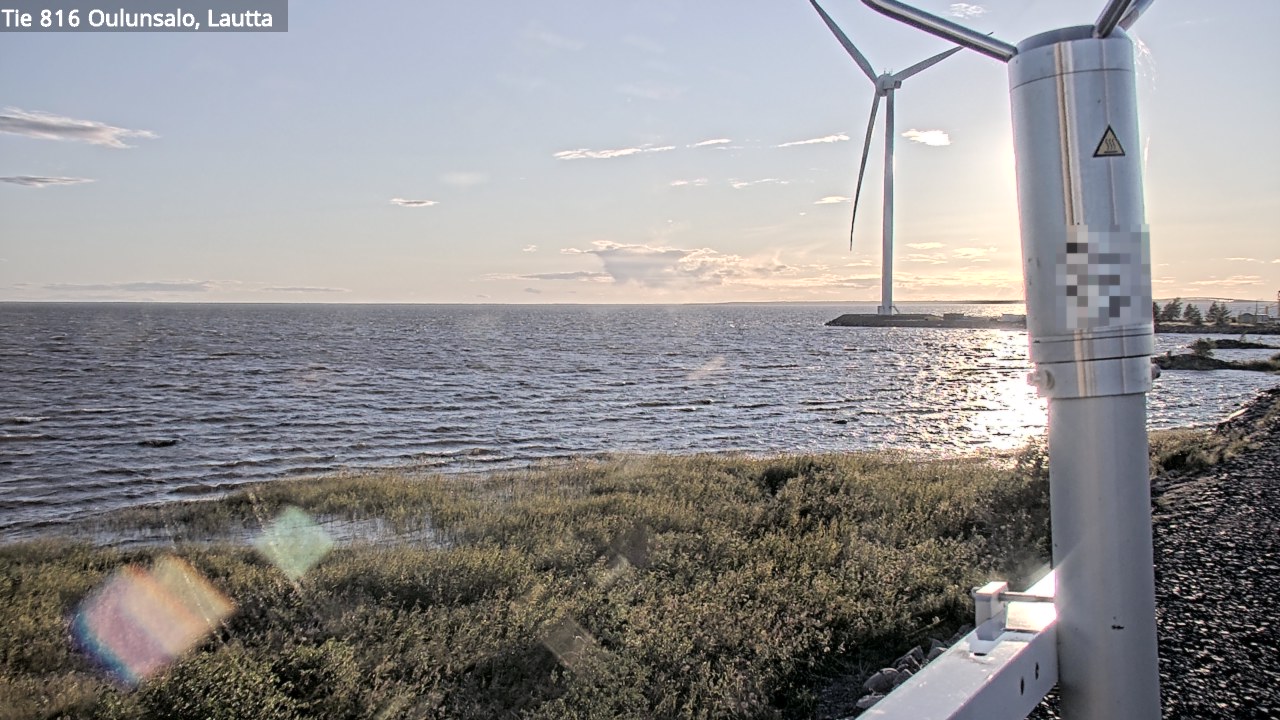 Kelikamerat Kuva Tie 816 Oulunsalo, lauttaranta, Oulu, Pohjois-Pohjanmaa