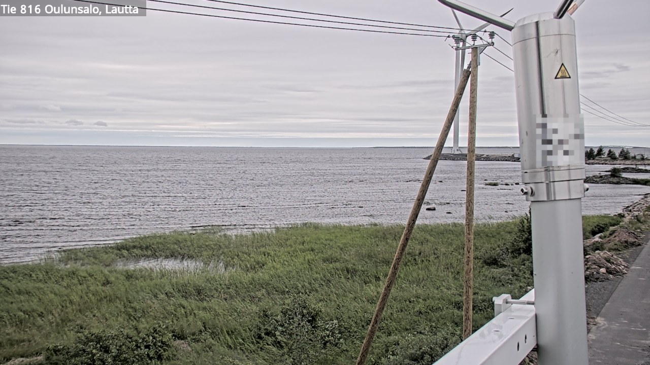 Weather Camera Image Väg 816 Uleåsalo, Oulu, Pohjois-Pohjanmaa