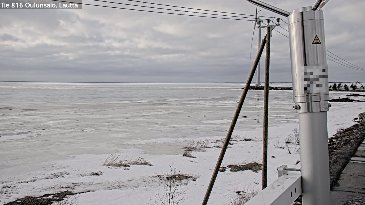 Weather Camera Image Road 816 Oulunsalo, Oulu, Pohjois-Pohjanmaa