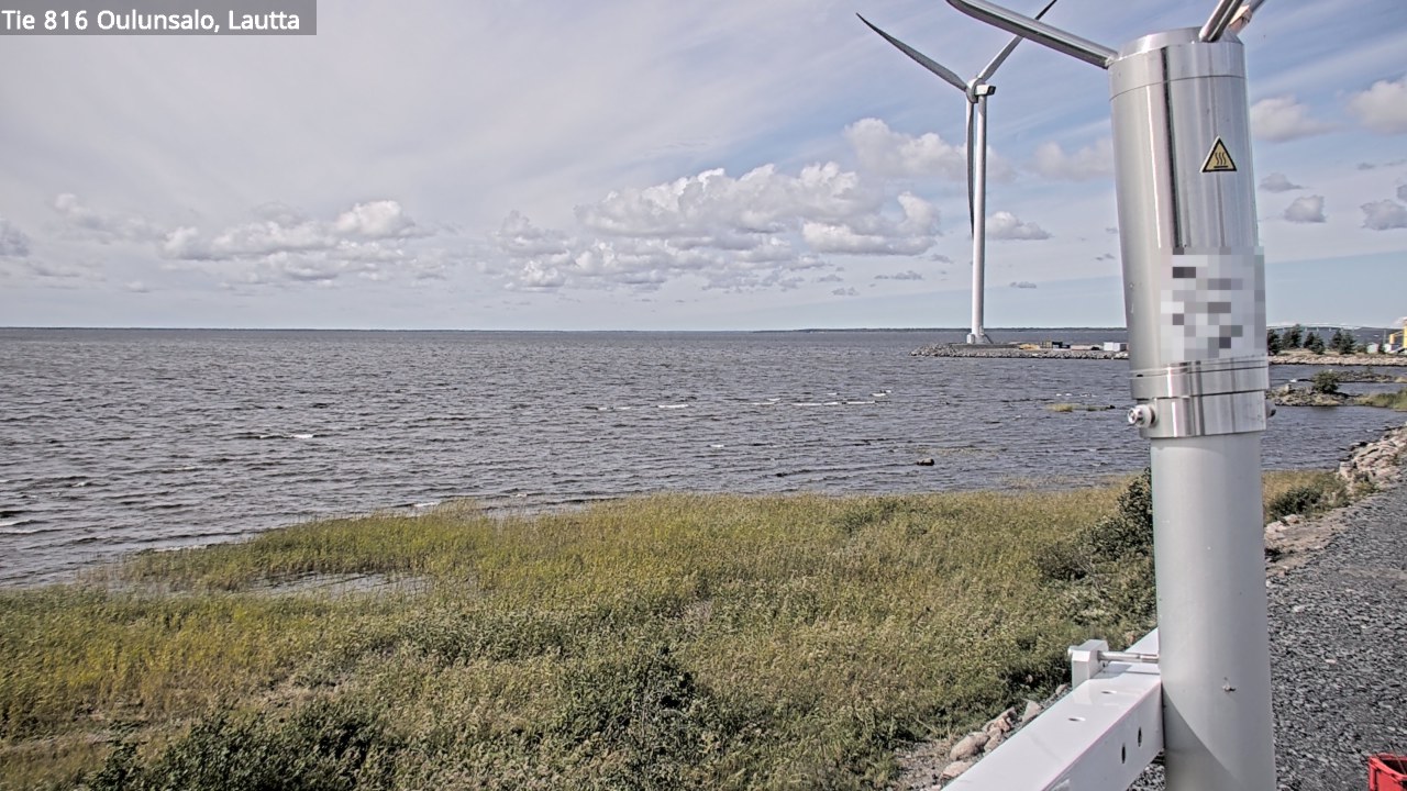 Weather Camera Image Väg 816 Uleåsalo, Oulu, Pohjois-Pohjanmaa