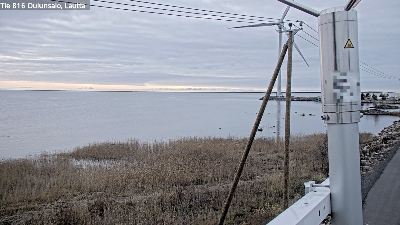 Kelikamerat Kuva Tie 816 Oulunsalo, lauttaranta, Oulu, Pohjois-Pohjanmaa