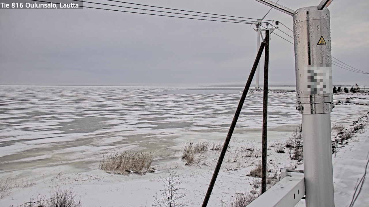 Weather Camera Image Road 816 Oulunsalo, Oulu, Pohjois-Pohjanmaa