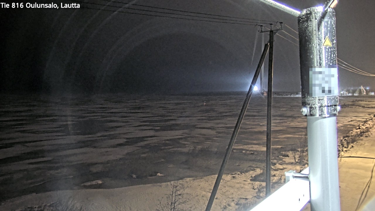 Weather Camera Image Road 816 Oulunsalo, Oulu, Pohjois-Pohjanmaa