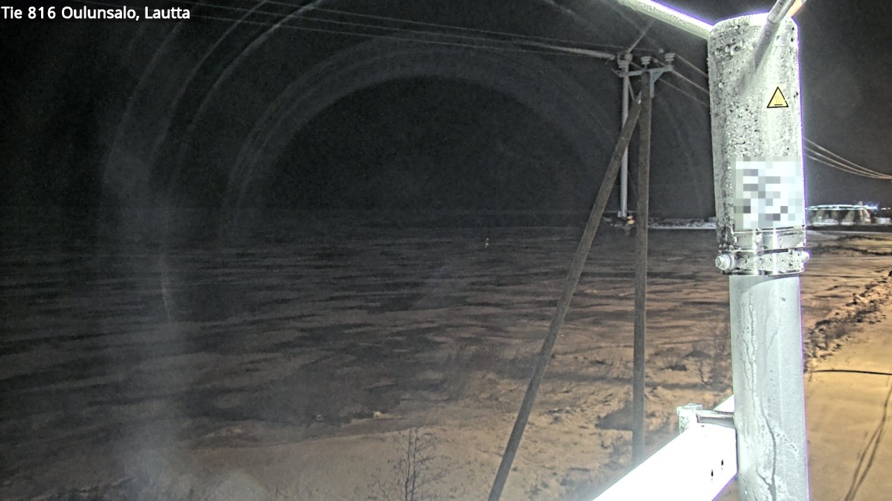 Weather Camera Image Road 816 Oulunsalo, Oulu, Pohjois-Pohjanmaa