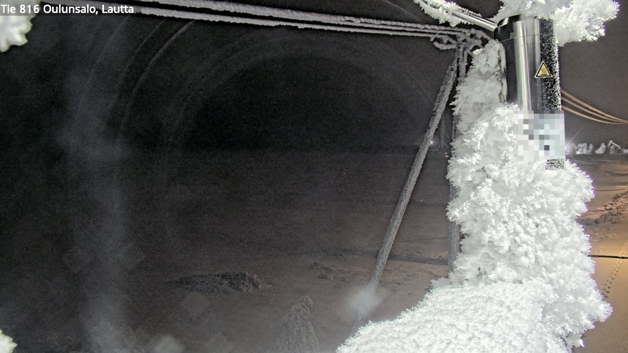 Weather Camera Image Road 816 Oulunsalo, Oulu, Pohjois-Pohjanmaa