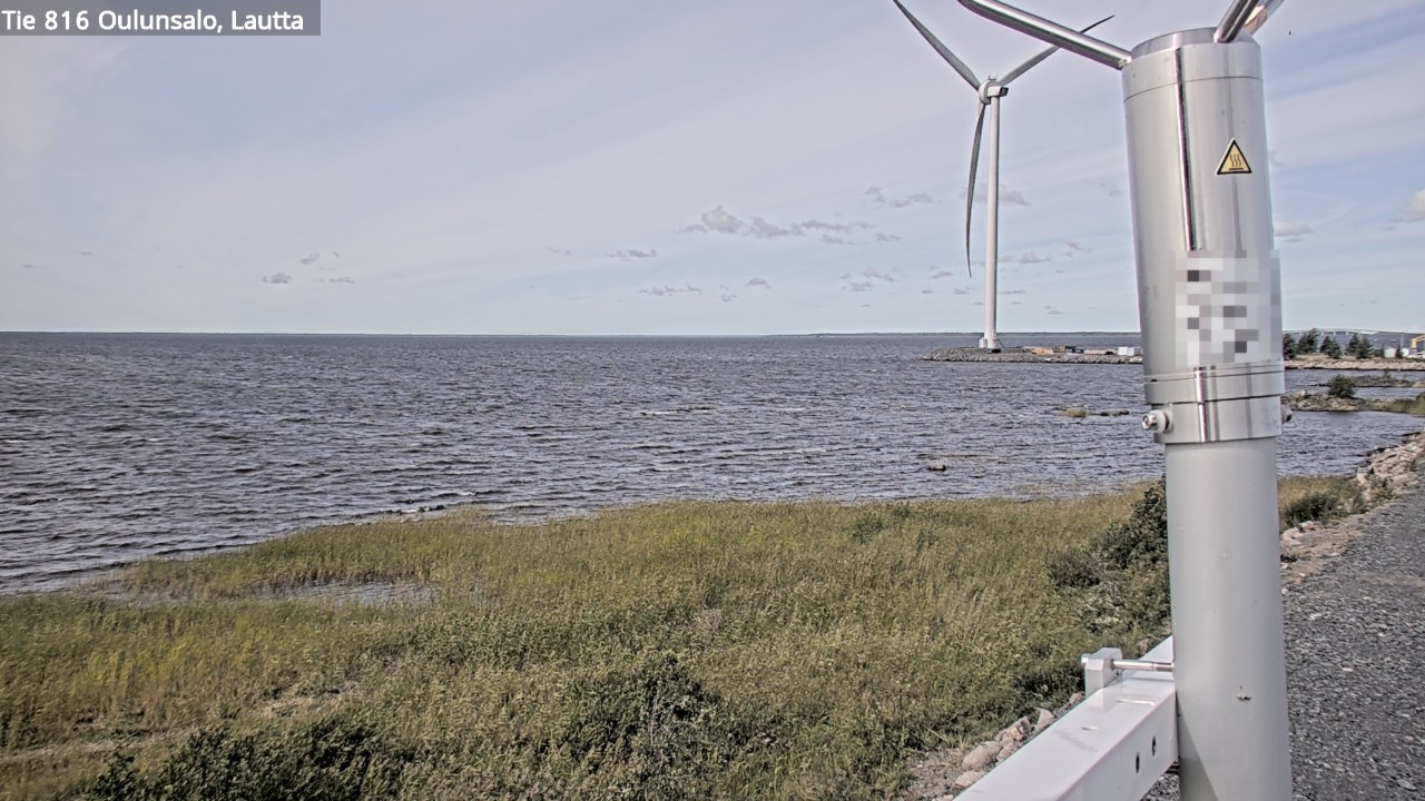 Weather Camera Image Väg 816 Uleåsalo, Oulu, Pohjois-Pohjanmaa